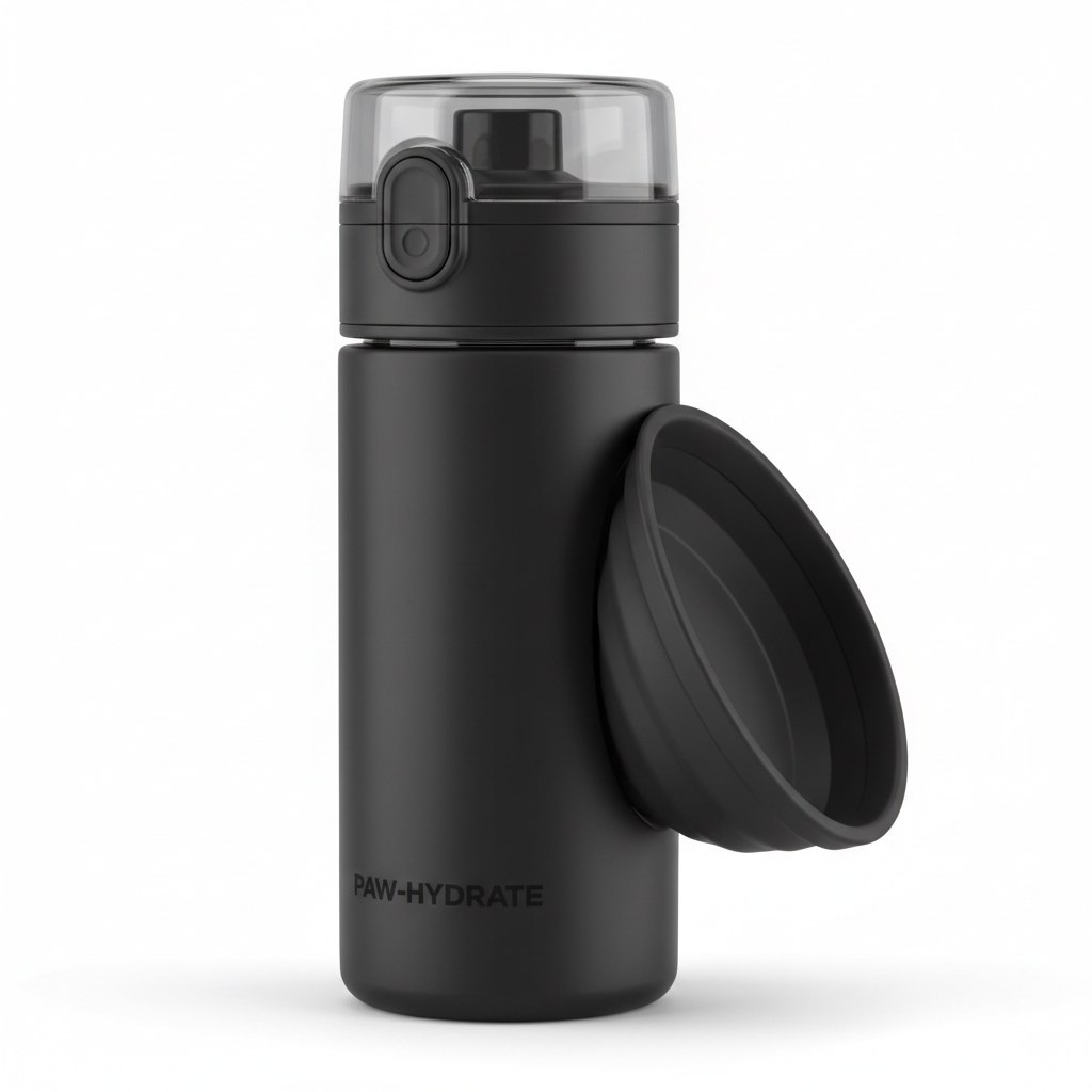 Portable pet water bottle